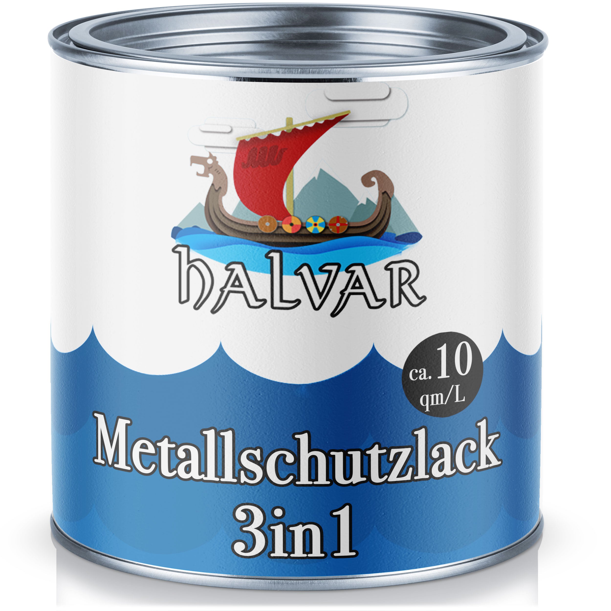 Halvar Metallschutzlack 3 in 1 - Metalllack